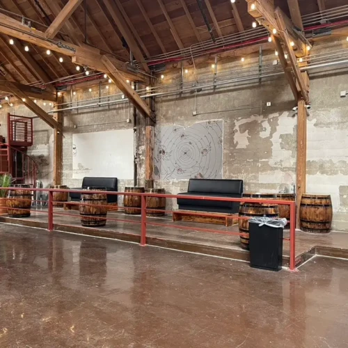 North VIP section aka VIP Barrel Package